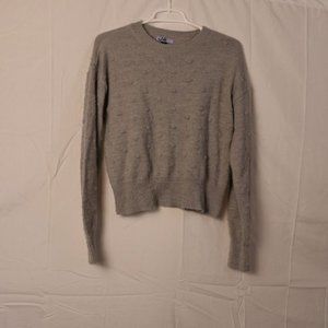 Woman's Gray Long Sleeve Shirt